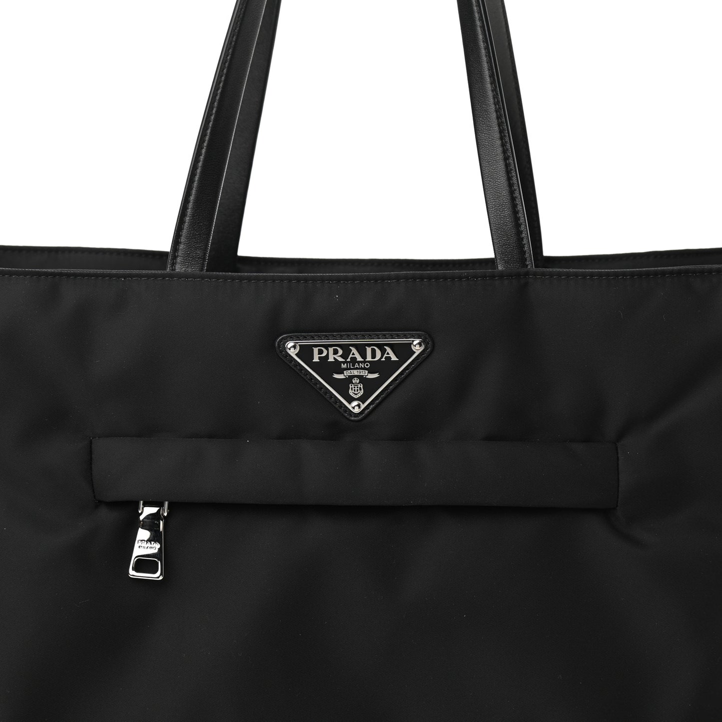 Tessuto Nylon Tote Bag Black