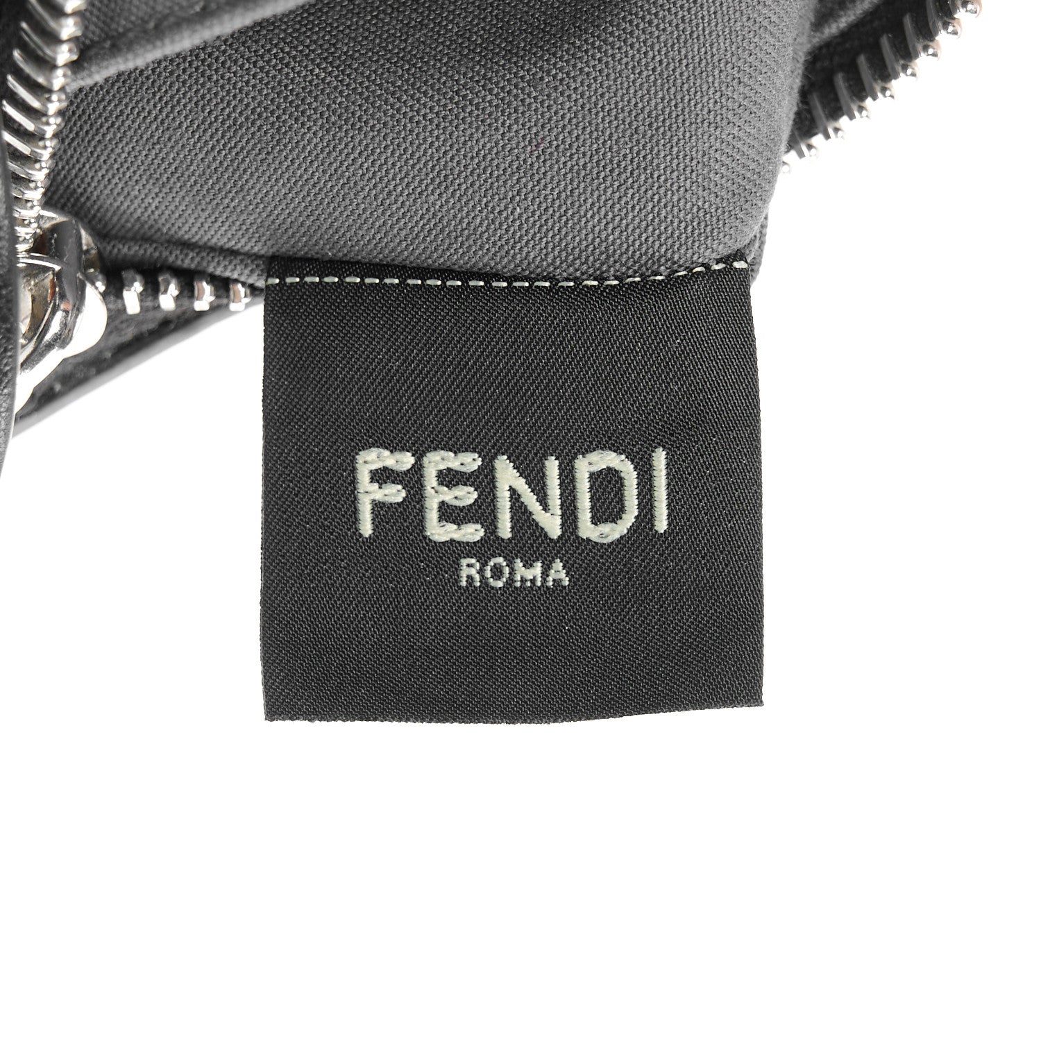 Fendi Vitello Mini Crossbody Pouch Black 8 of 11