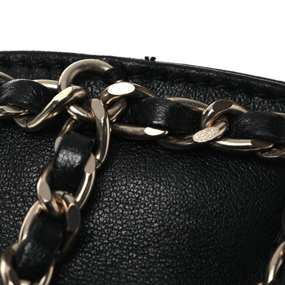 Chanel Lambskin Tech Me Out Clutch With Chain Black 12 of 13
