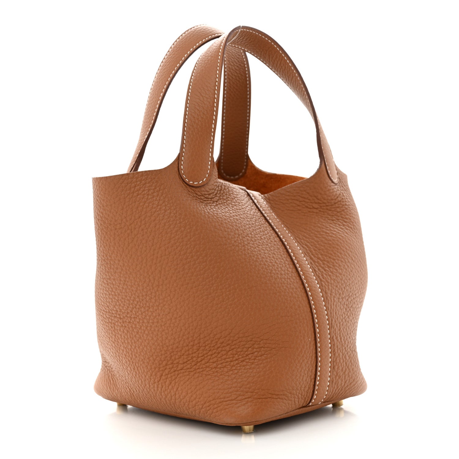 Hermes Taurillon Clemence Picotin Lock 18 PM Gold 2 of 11