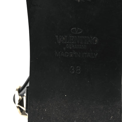 Valentino Garavani PVC Jelly Rockstud Caged Sandals 39 Black 8 of 10