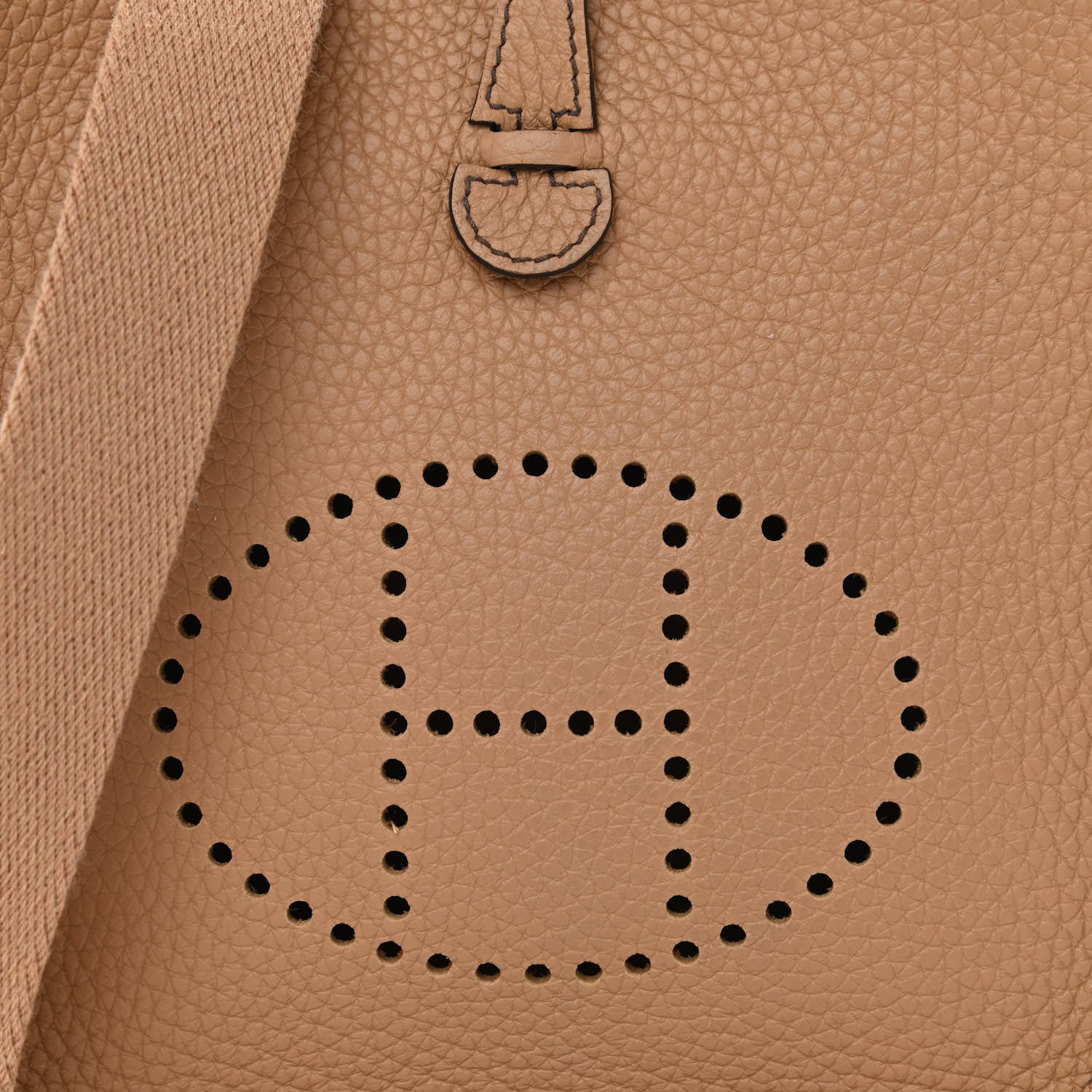 Hermes Taurillon Clemence Amazone Evelyne TPM Chai 8 of 11
