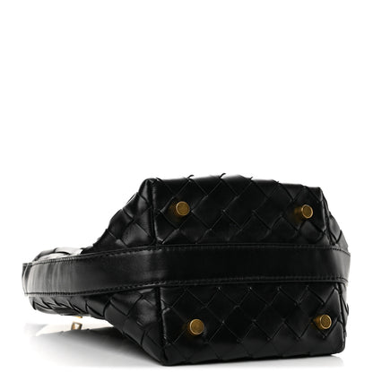 Bottega Veneta Calfskin Nappa Intrecciato Mini Wallace Black 4 of 12