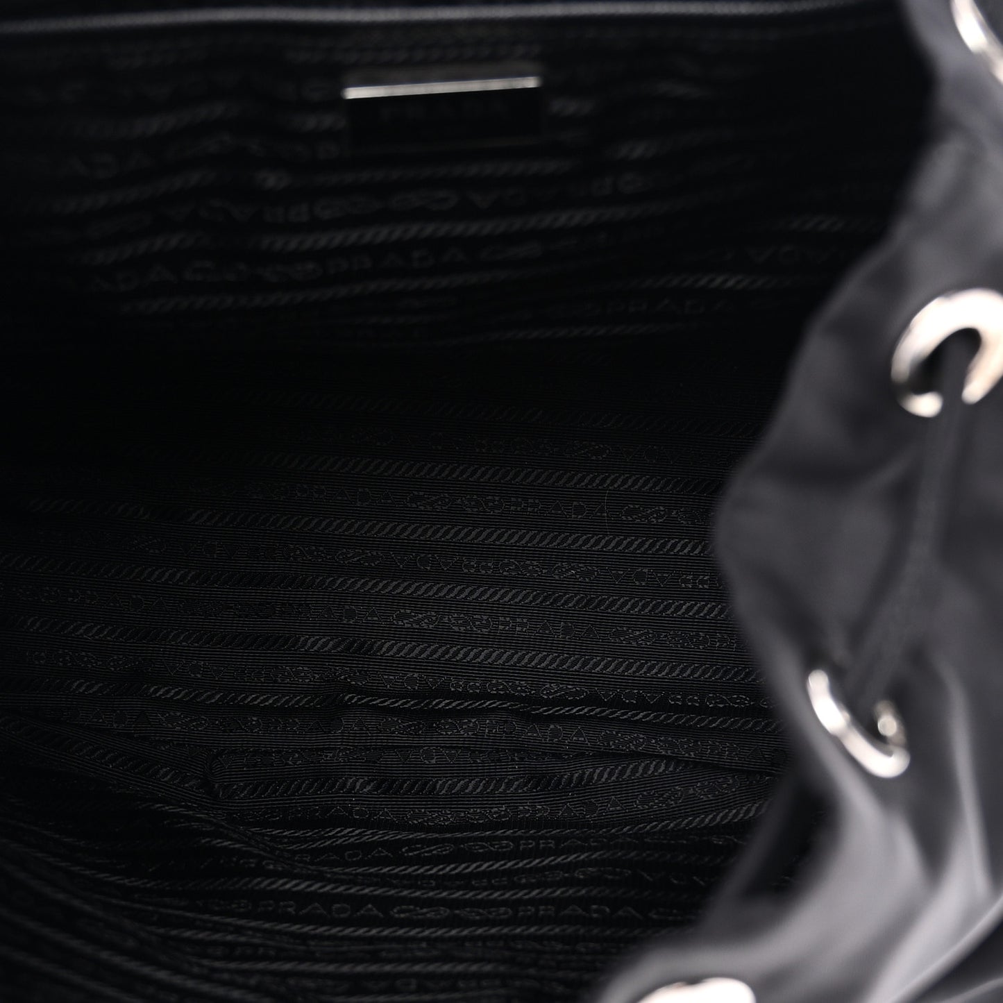 Nylon Vela Medium Backpack Black