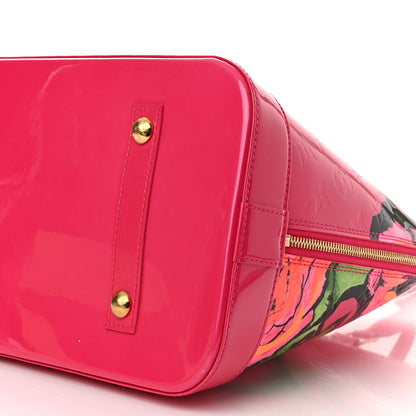 Louis Vuitton Vernis Roses Alma GM Rose Pop 8 of 10