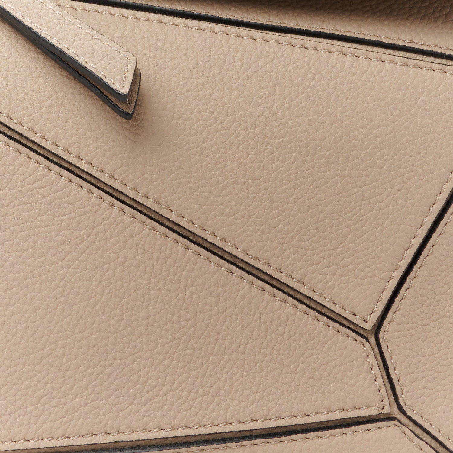 Loewe Grained Calfskin Small Puzzle Bag Sand 8 of 10