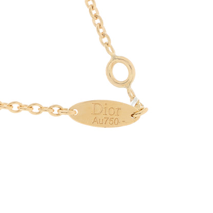 Christian Dior 18K Yellow Gold Diamond XS Rose Des Vents Necklace 4 of 6