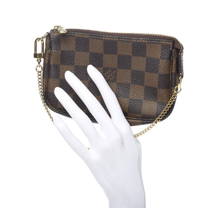 Louis Vuitton Damier Ebene Mini Pochette Accessories 2 of 9