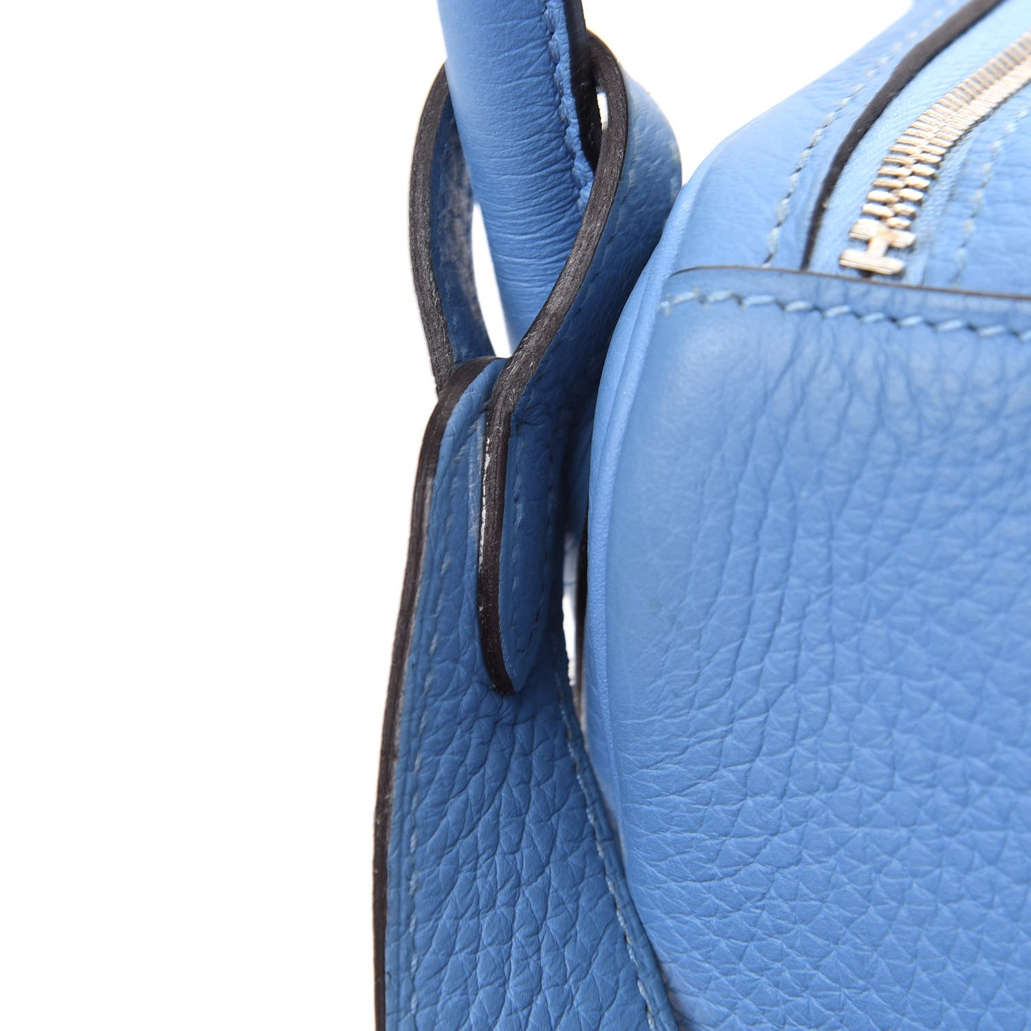 Hermes Taurillon Clemence Lindy 26 Bleu Paradis 10 of 10