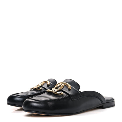 Chanel Lambskin CC Mules 38 Black 4 of 11
