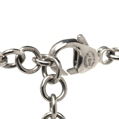 Chanel Pearl Baguette Crystal CC Long Necklace Silver 4 of 5