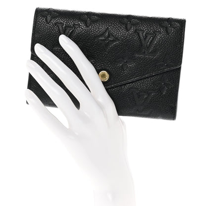 Louis Vuitton Empreinte Compact Curieuse Wallet Black 2 of 7