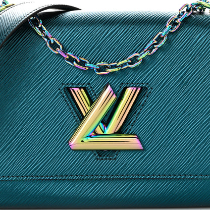 Louis Vuitton Epi Twist Scarabeo Shoulder Bag MM Blue Boreale 8 of 10