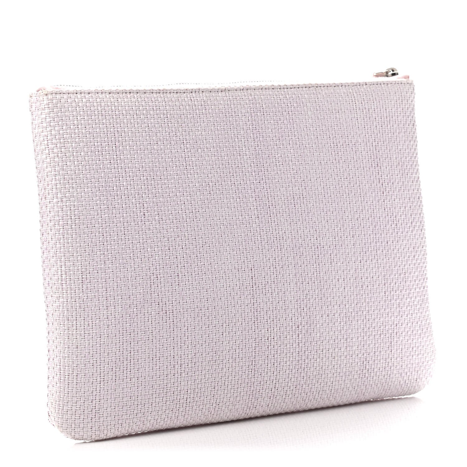 Chanel Canvas Deauville Cosmetic Pouch Pink 2 of 5