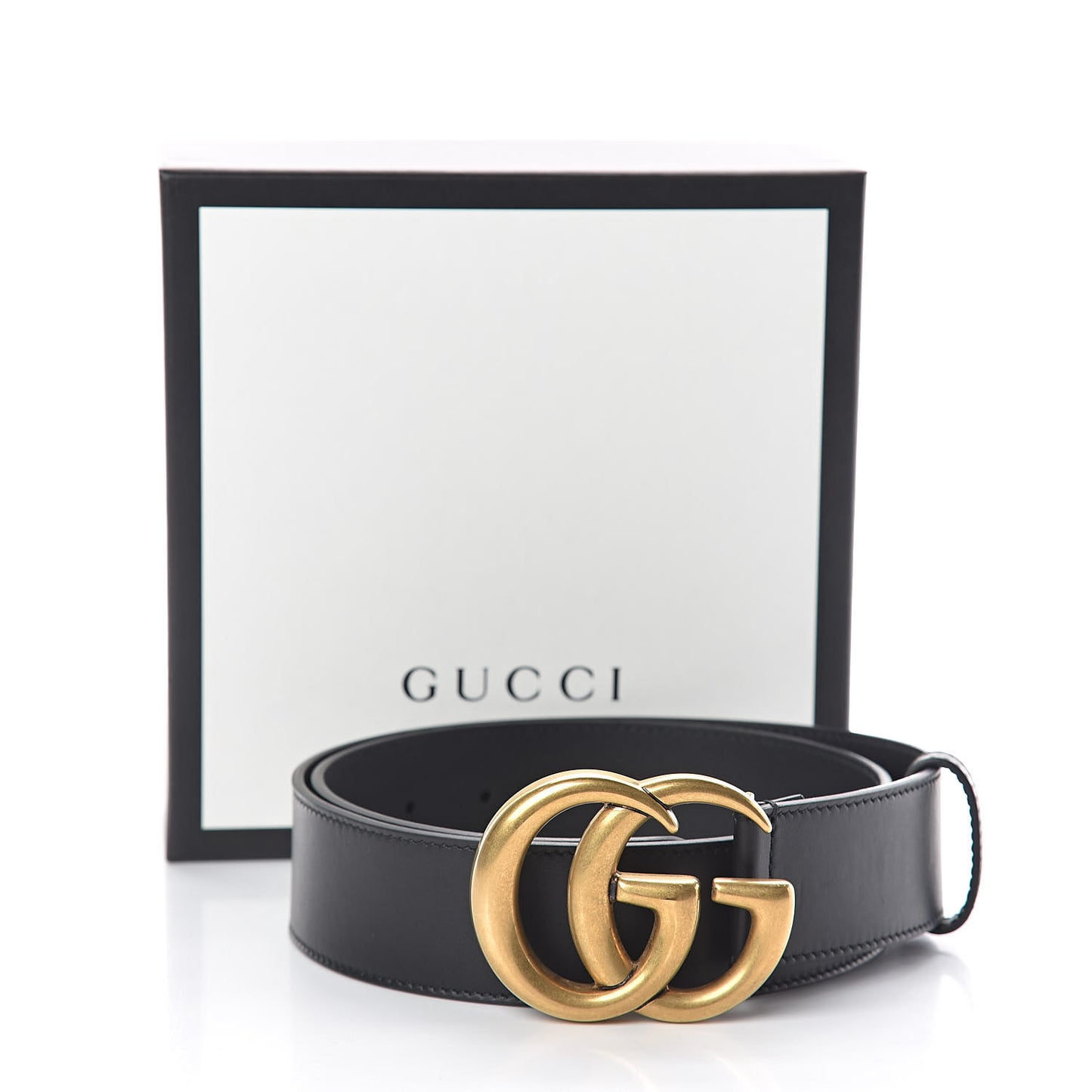 Calfskin Double G 40mm Belt 80 32 Black