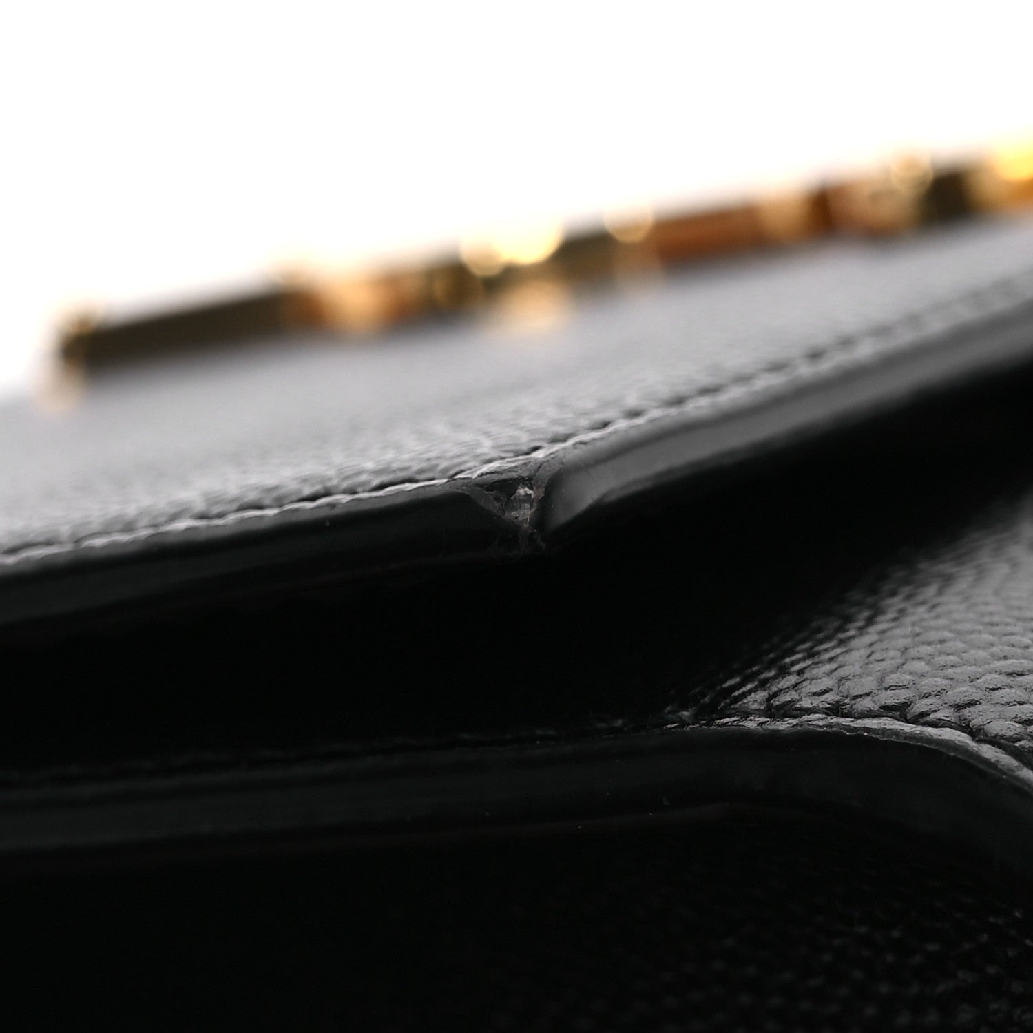 Saint Laurent Grain De Poudre Small Monogram Kate Satchel Black 13 of 14