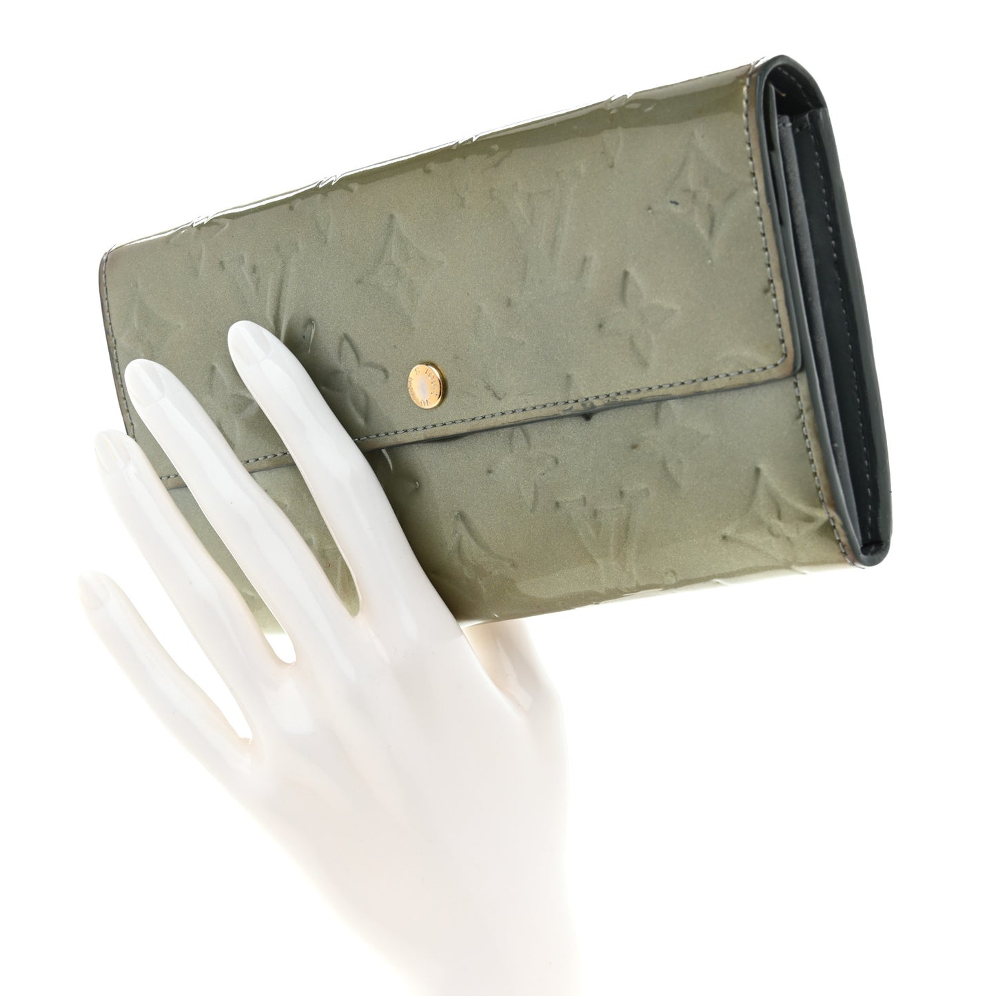 Vernis Sarah Wallet Gris Art Deco