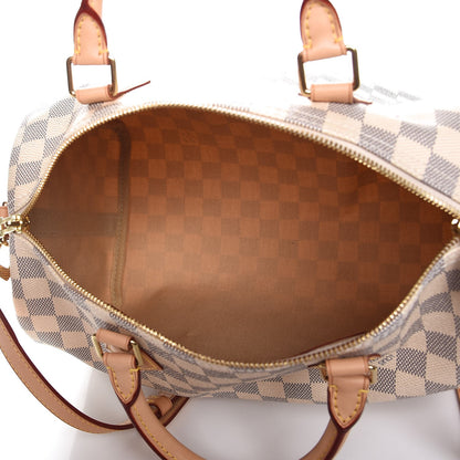 Louis Vuitton Damier Azur Speedy Bandouliere 30 6 of 9