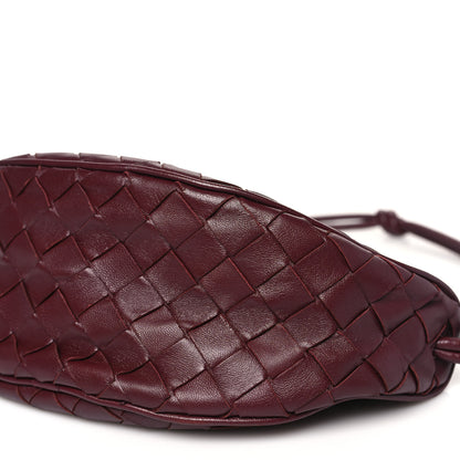 Bottega Veneta Nappa Intrecciato Half Moon Pouch On Strap Barolo 9 of 10