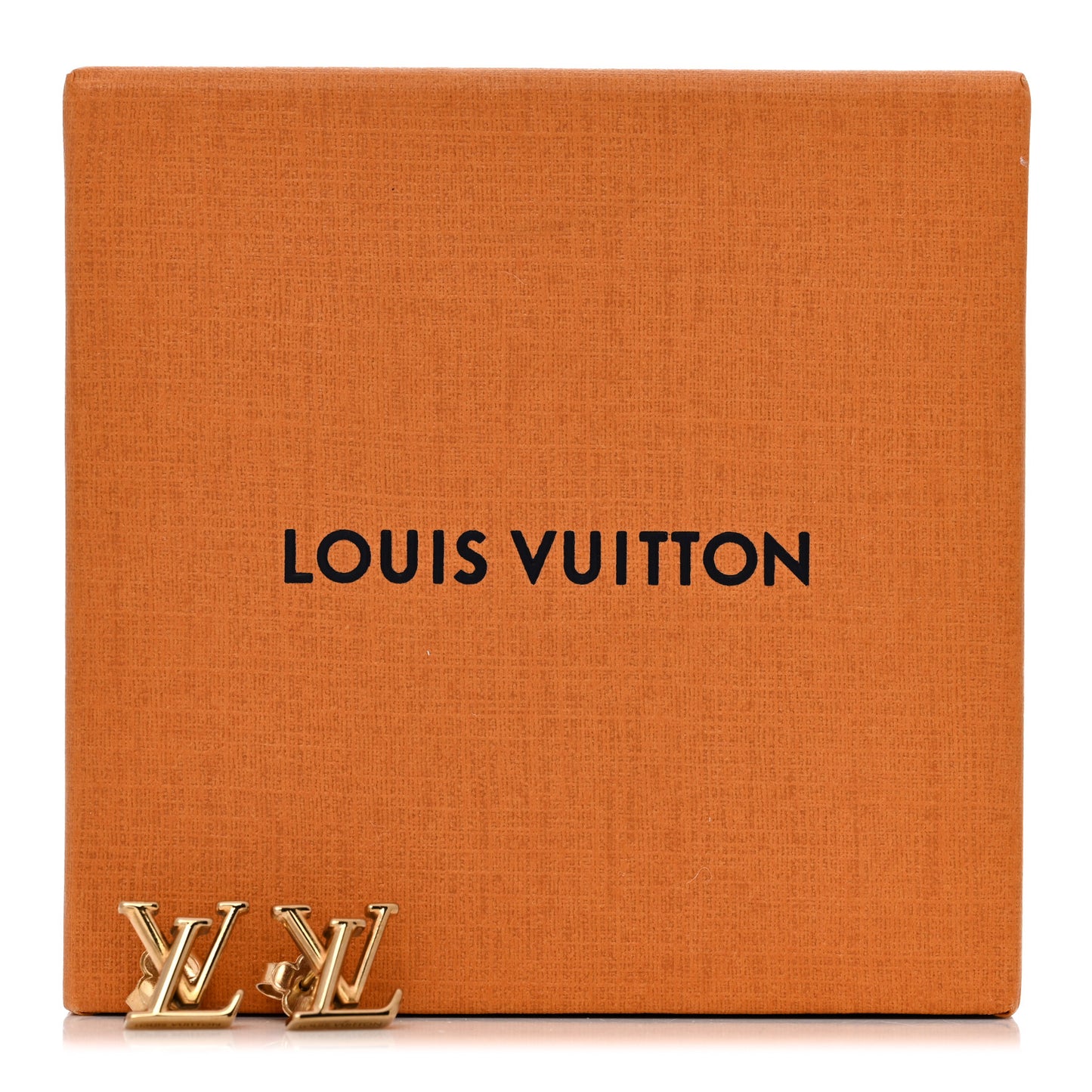 Metal LV Iconic Earrings Gold