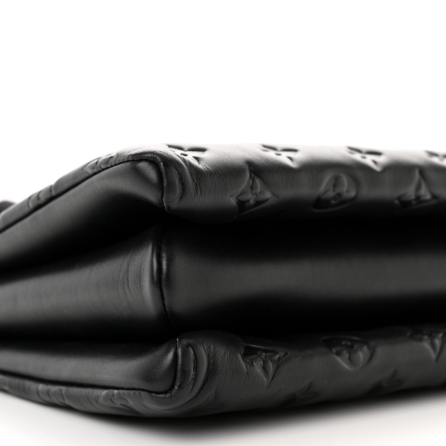 Louis Vuitton Lambskin Embossed Monogram Coussin PM Black 8 of 10