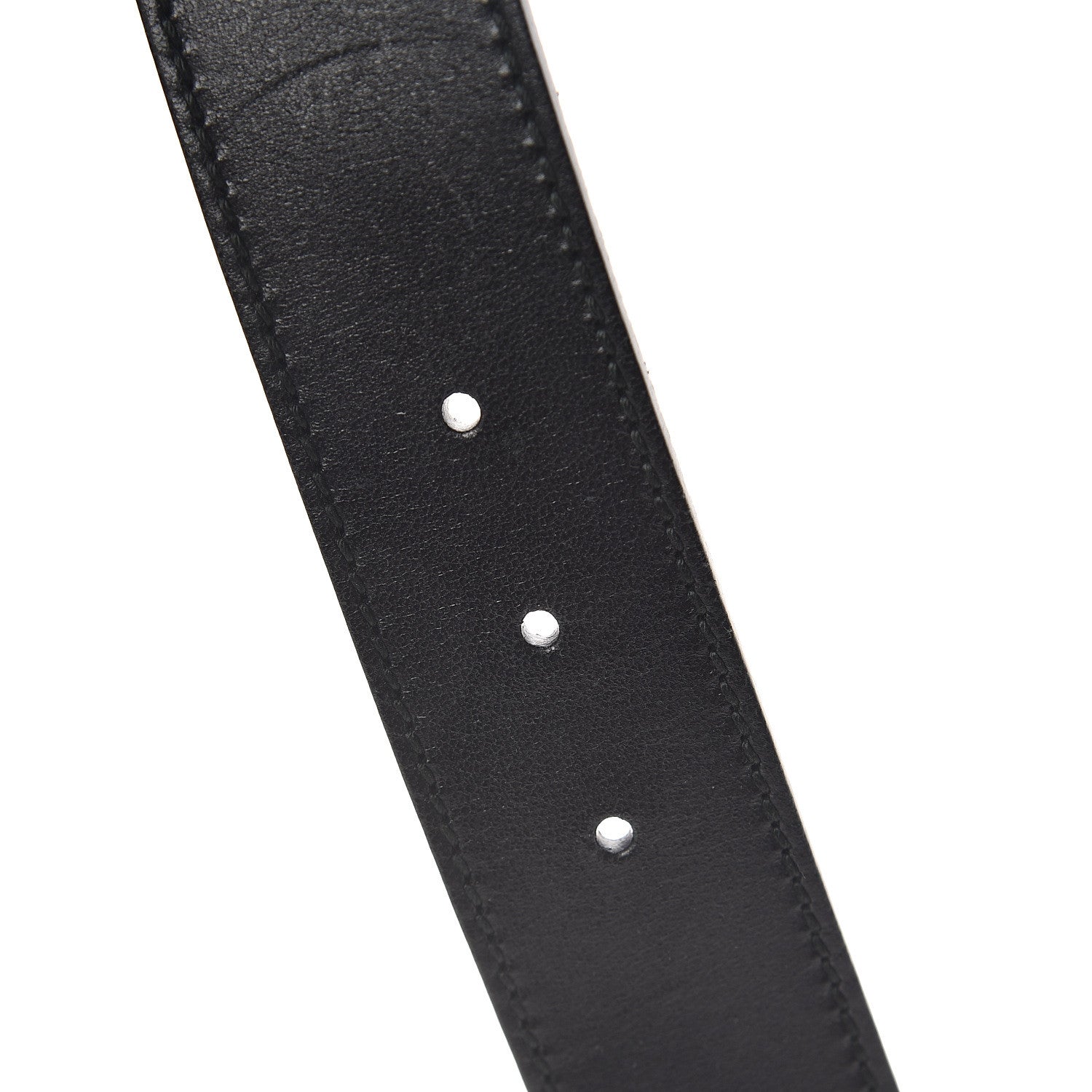 Gucci Calfskin Interlocking G Belt 80 32 Black 3 of 5