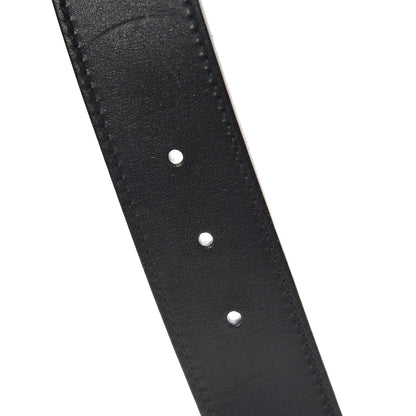 Gucci Calfskin Interlocking G Belt 80 32 Black 3 of 5