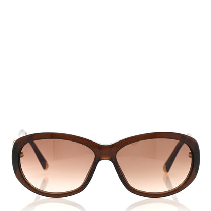 Louis Vuitton Iris PM Sunglasses Z0332E Brown Speckling 2 of 8