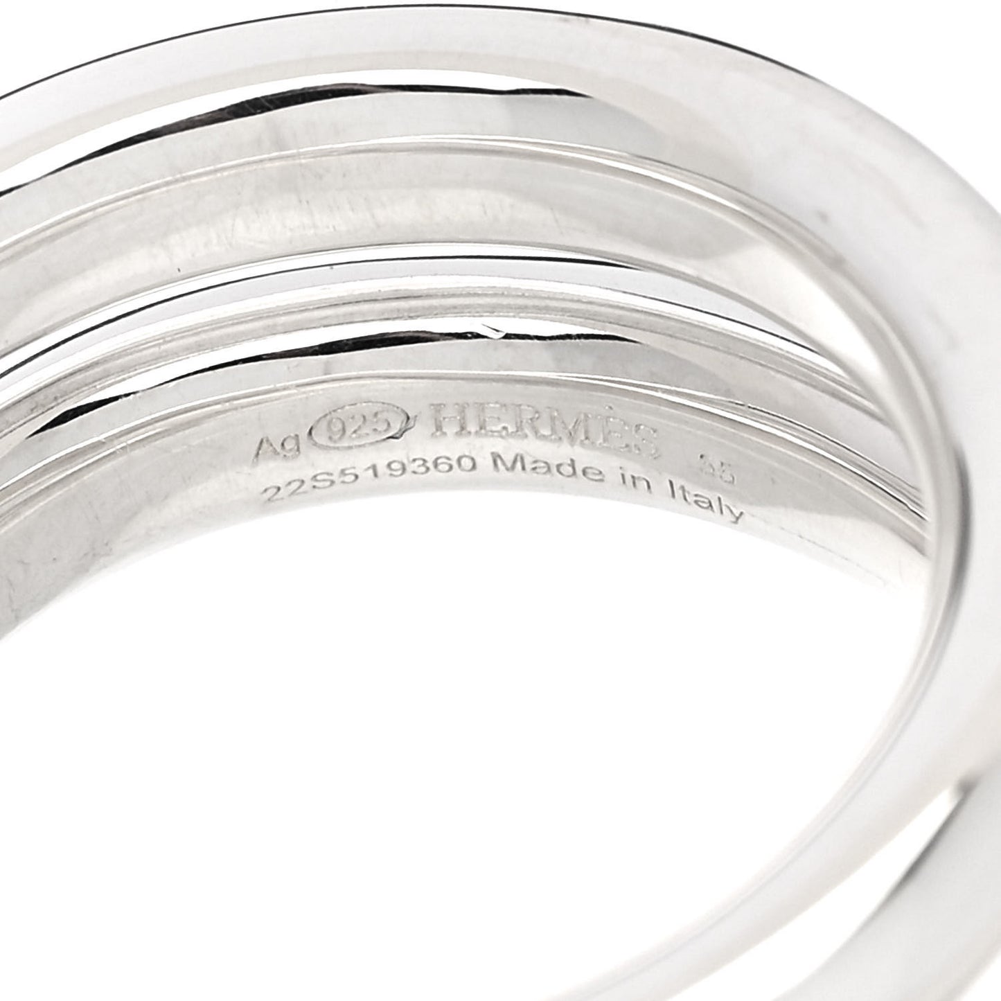 Sterling Silver MM Vertige Ring 55 7.25