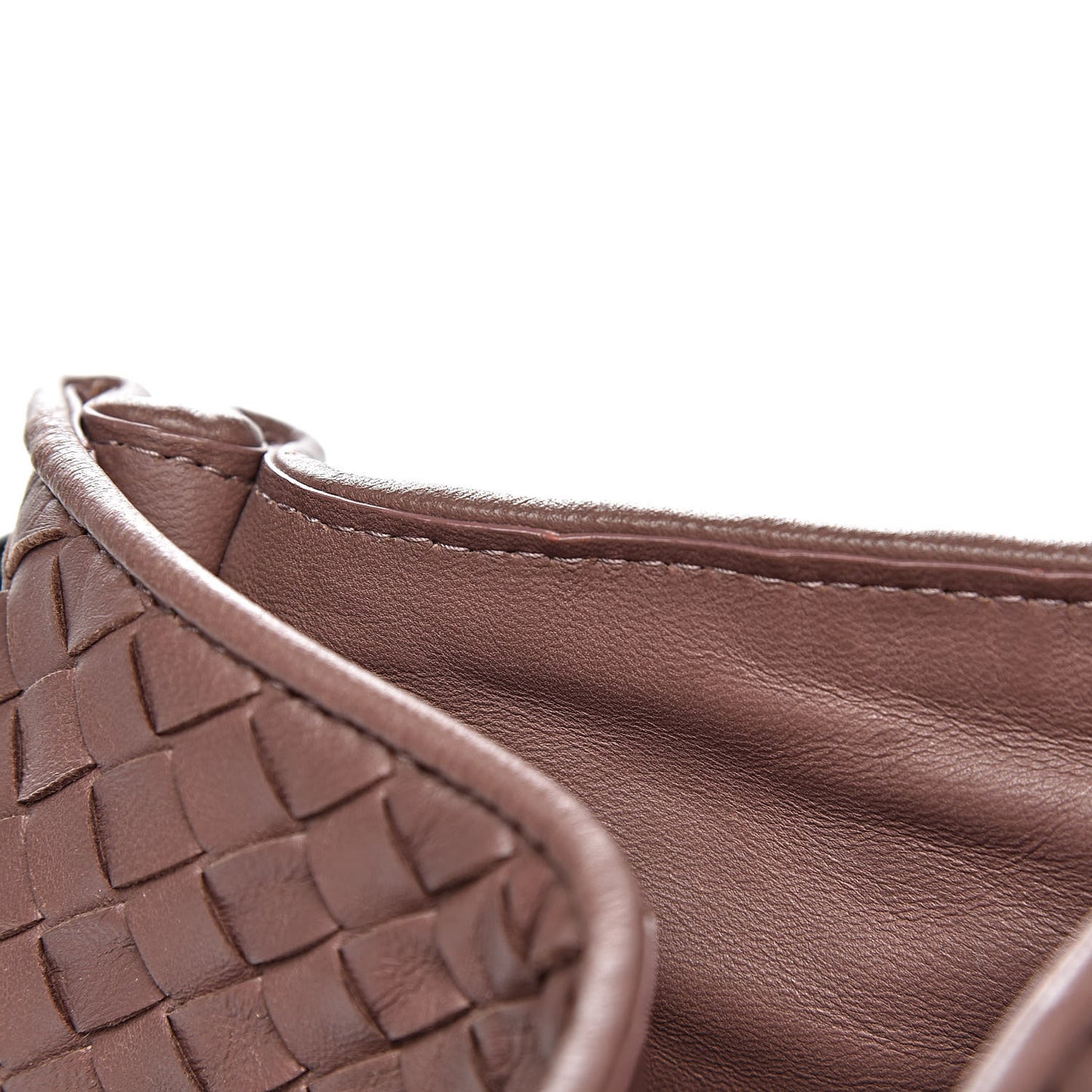 Nappa Intrecciato Parachute Bag Dark Deco Rose