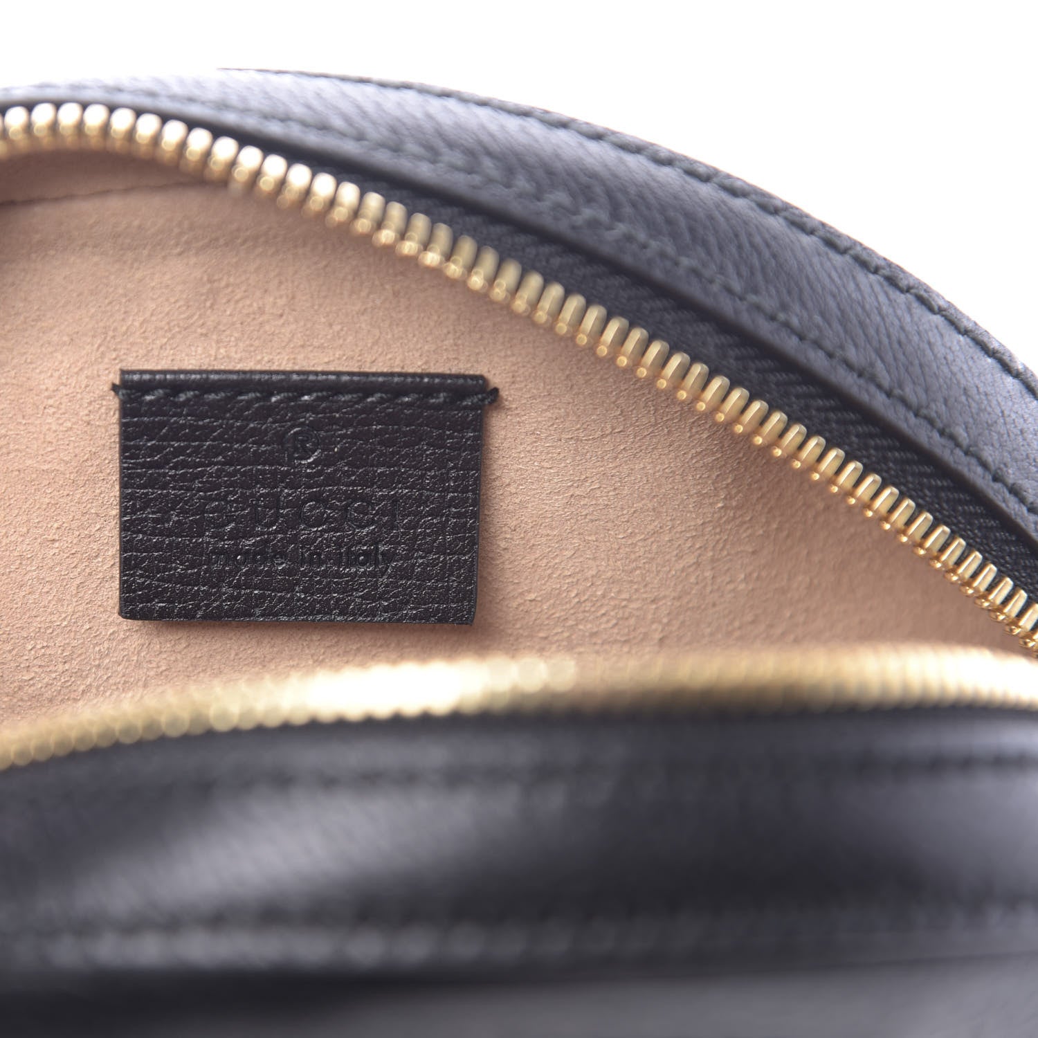 Gucci Grained Calfskin Web Mini Ophidia Round Shoulder Bag Black 6 of 10