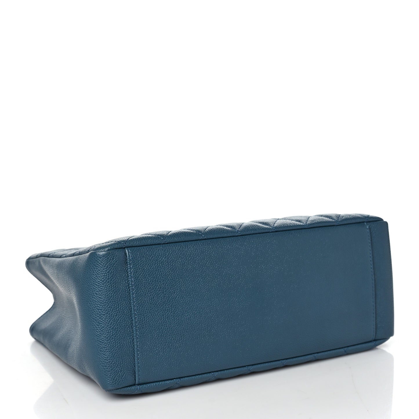 Caviar Quilted Grand Shopping Tote GST Blue