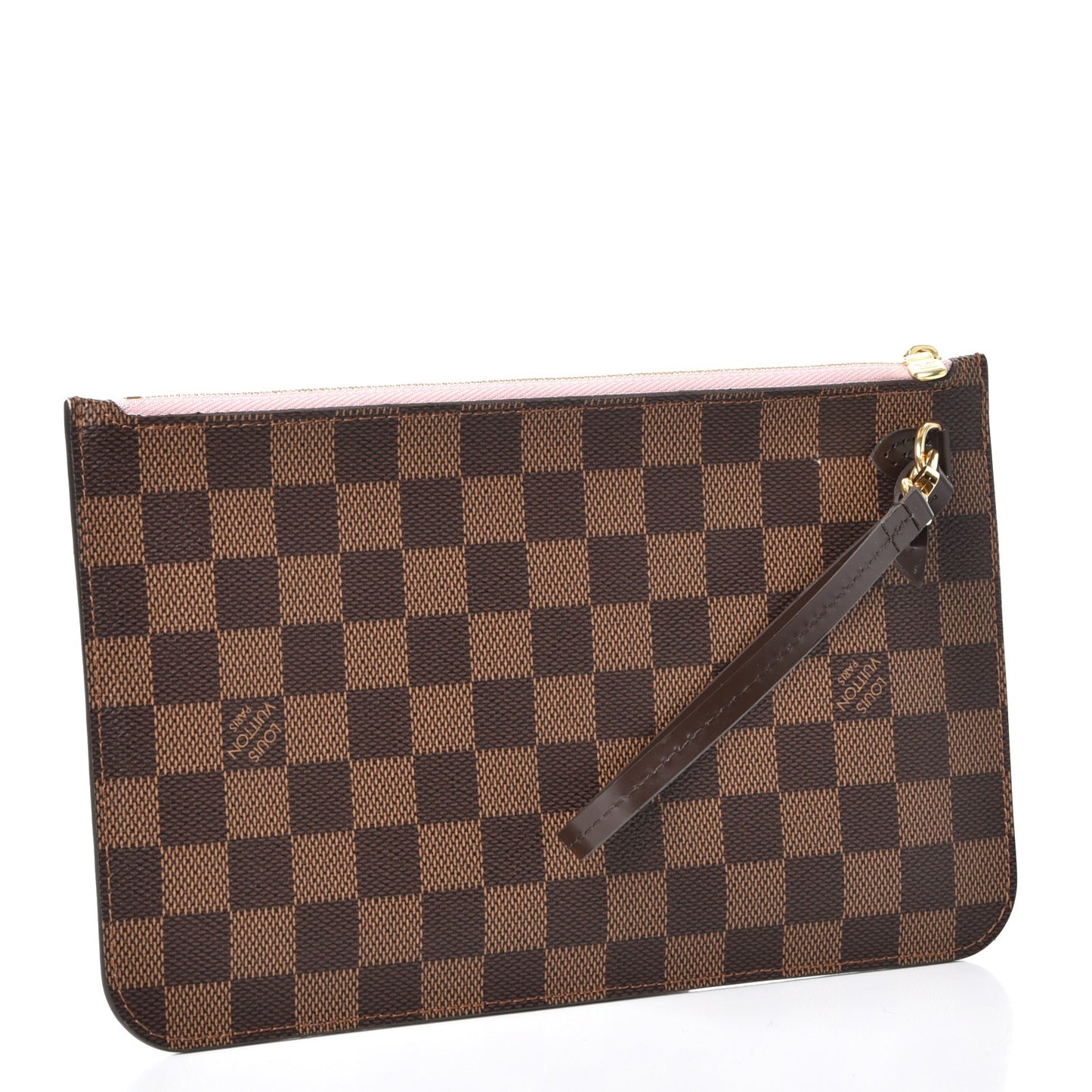 Damier Ebene Neverfull MM GM Pochette Rose Ballerine