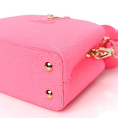 Louis Vuitton Taurillon Monogram Capucines Mini Fluo Pink 8 of 8