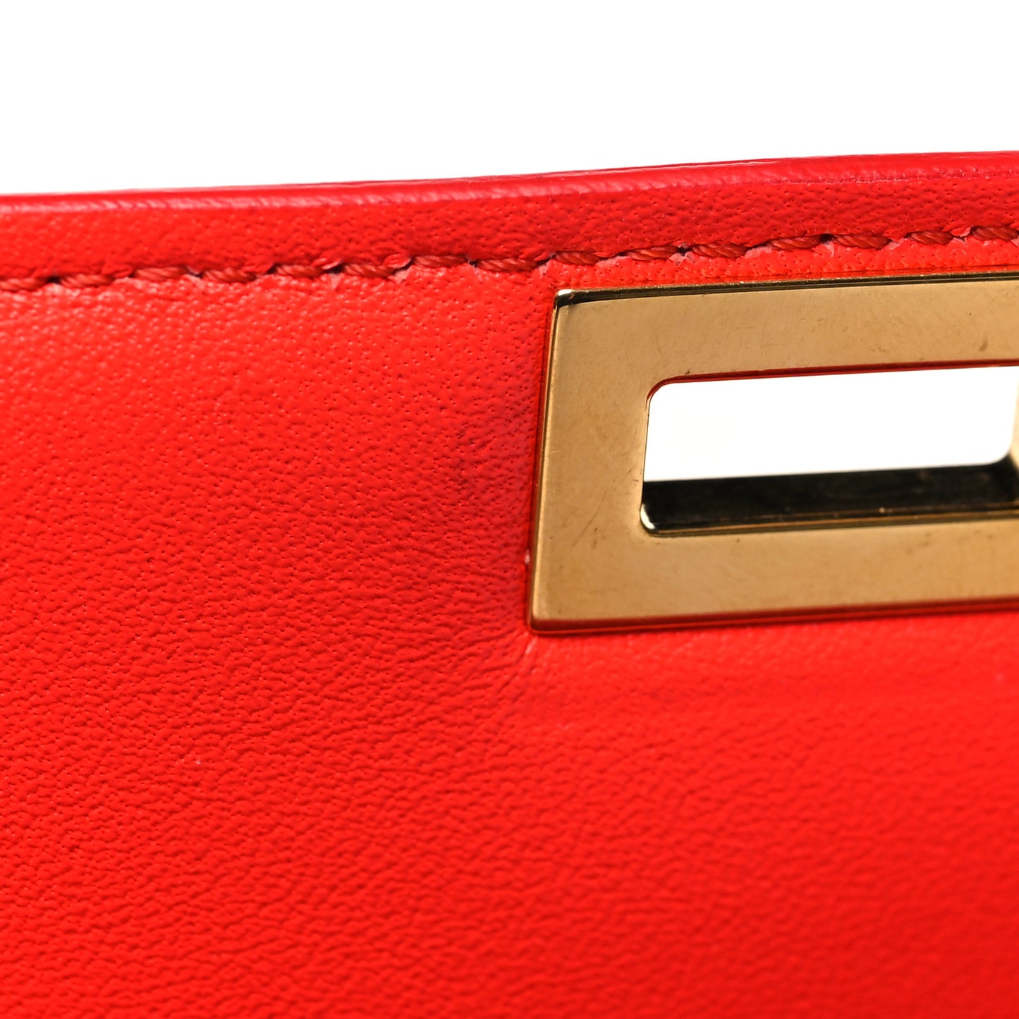 Goatskin Medium Classic Box Flap Bag Alizarin