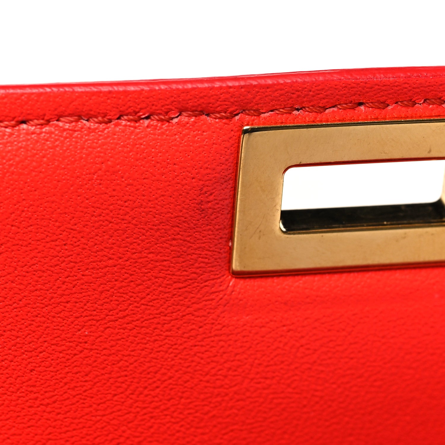 Celine Goatskin Medium Classic Box Flap Bag Alizarin 11 of 11