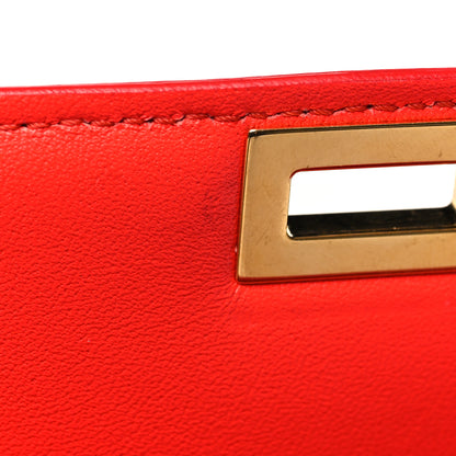 Celine Goatskin Medium Classic Box Flap Bag Alizarin 11 of 11