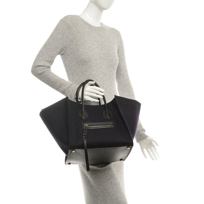 Celine Felt Medium Phantom Luggage Navy 2 of 7