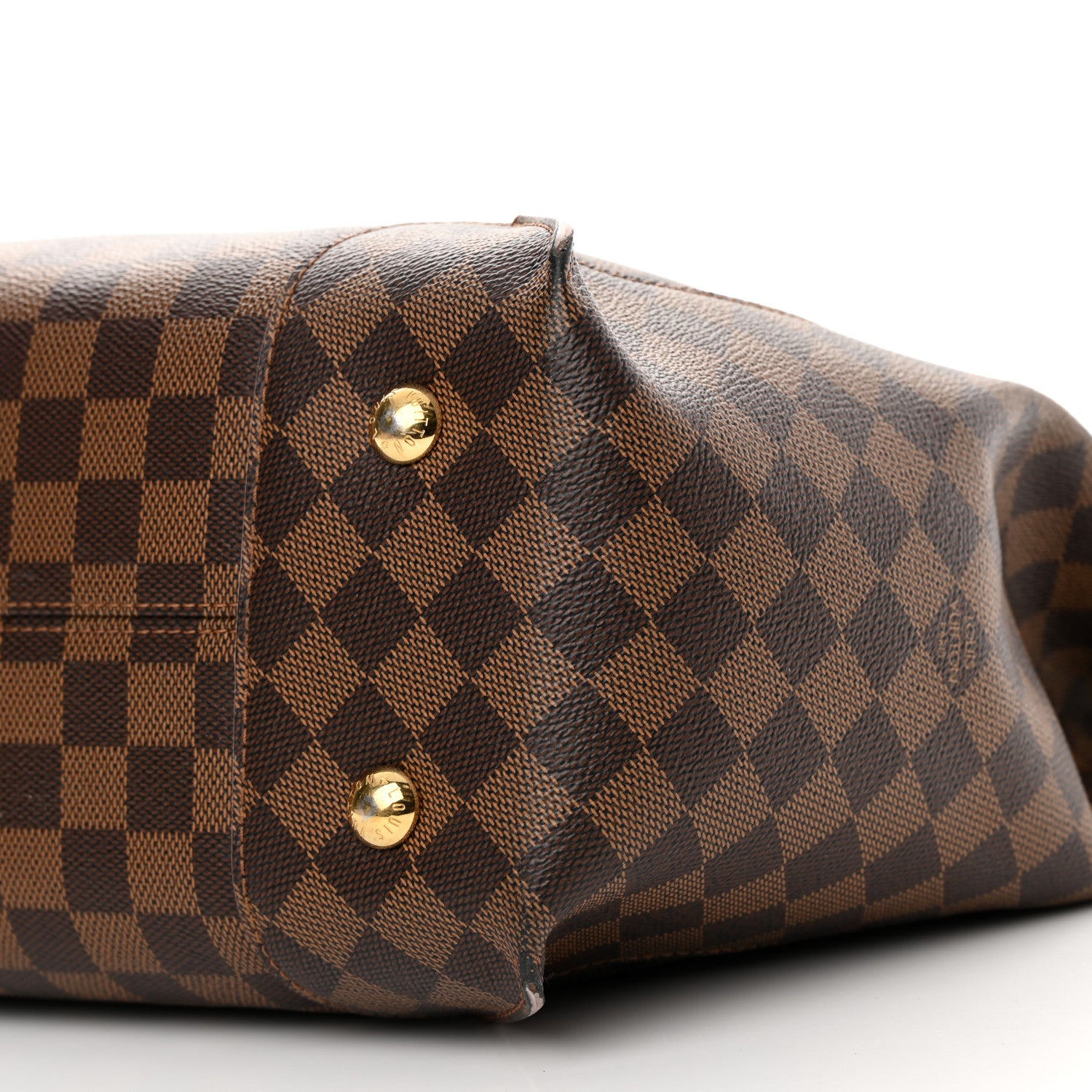 Louis Vuitton Damier Ebene Caissa Hobo Rose Ballerine 10 of 21