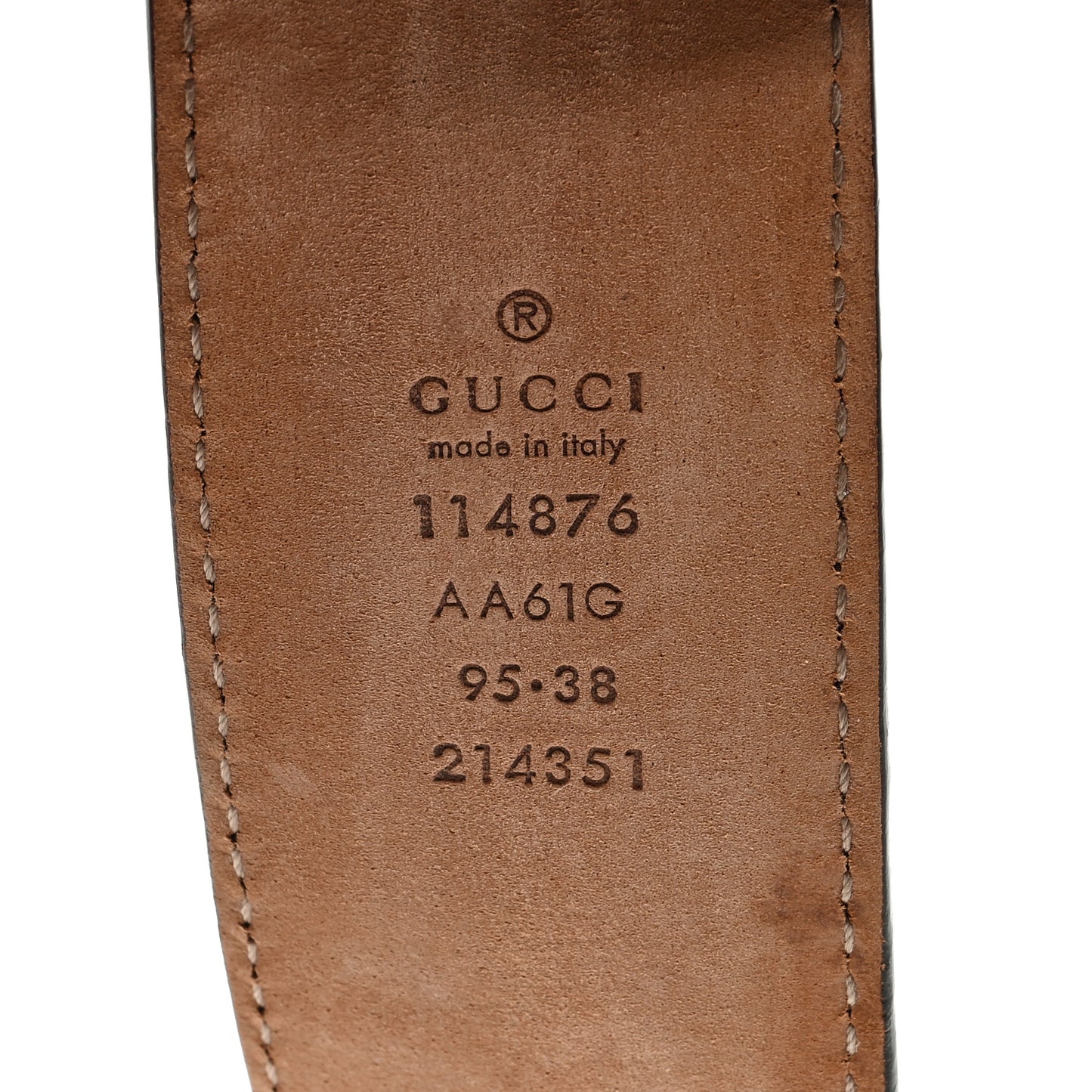 Guccissima Signature Interlocking G 40mm Belt 95 38 Scarlatto