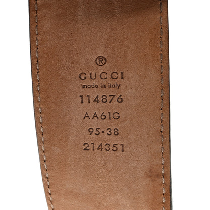 Gucci Guccissima Signature Interlocking G 40mm Belt 95 38 Scarlatto 3 of 4
