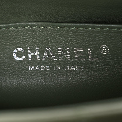Chanel Lambskin Quilted Mini Rectangular Flap Green 6 of 10