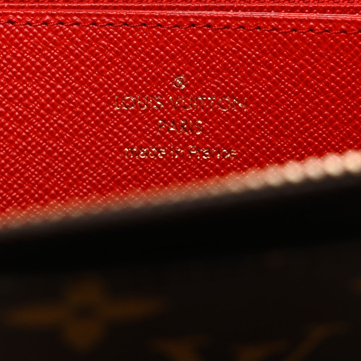 Monogram Zippy Wallet Coquelicot