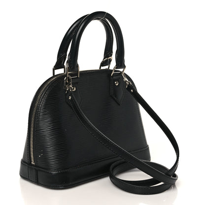 Louis Vuitton Epi Alma BB Black 3 of 10