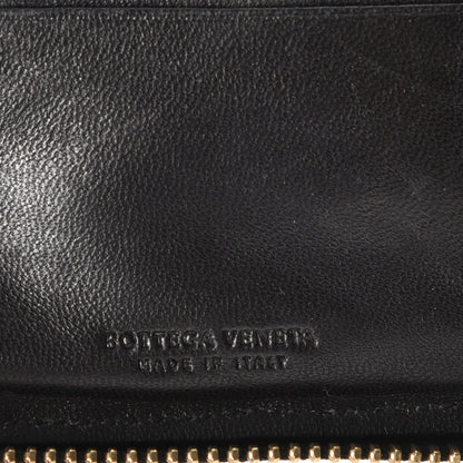 Bottega Veneta Nappa Intrecciato Zip Around Compact Wallet Nero Black 7 of 11