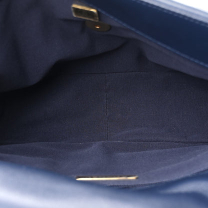 Chanel Lambskin Quilted Large Chanel 19 Flap Navy Blue 5 of 12