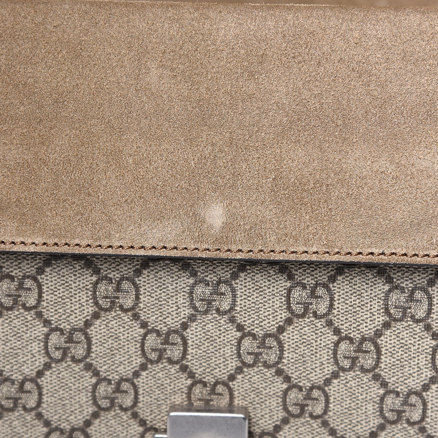 GG Supreme Monogram Small Dionysus Shoulder Bag Taupe