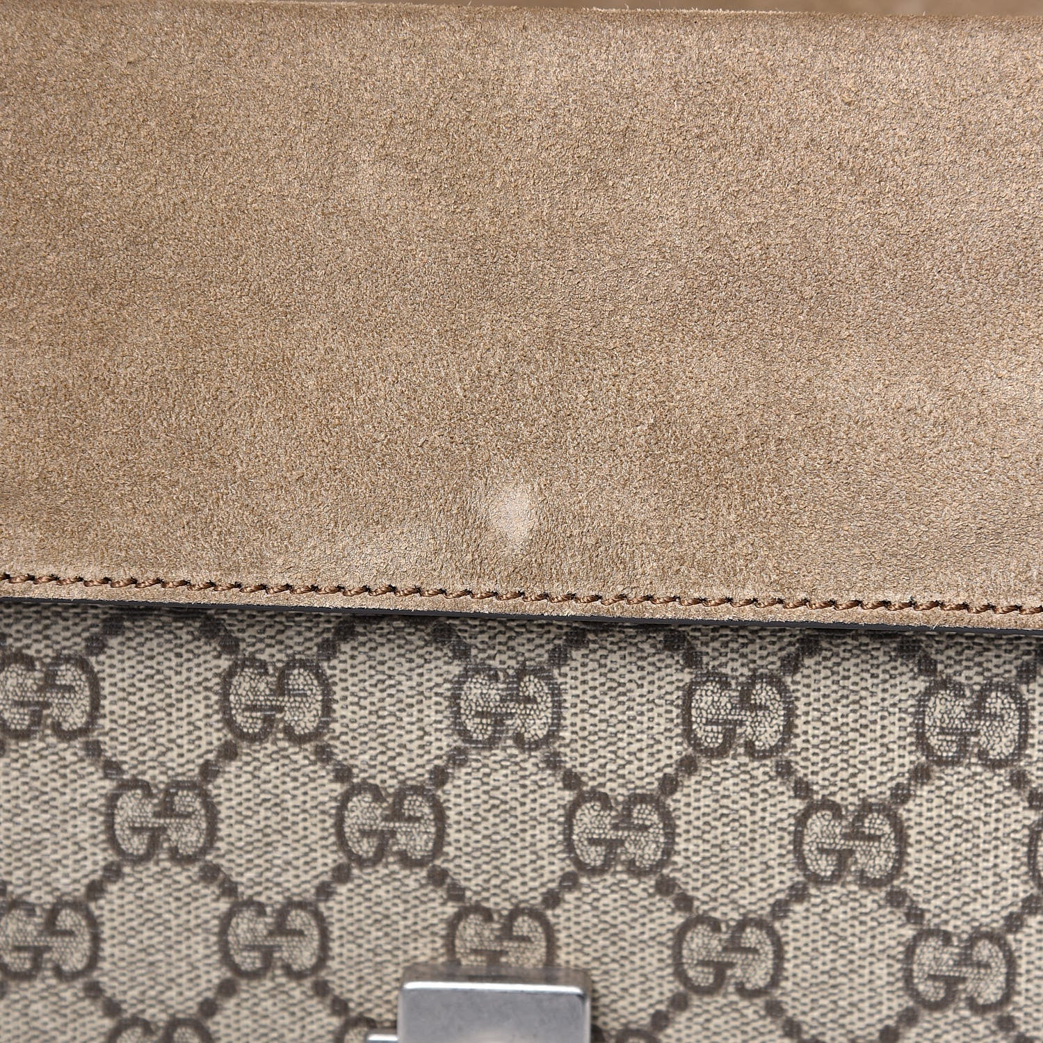 Gucci GG Supreme Monogram Small Dionysus Shoulder Bag Taupe 12 of 12