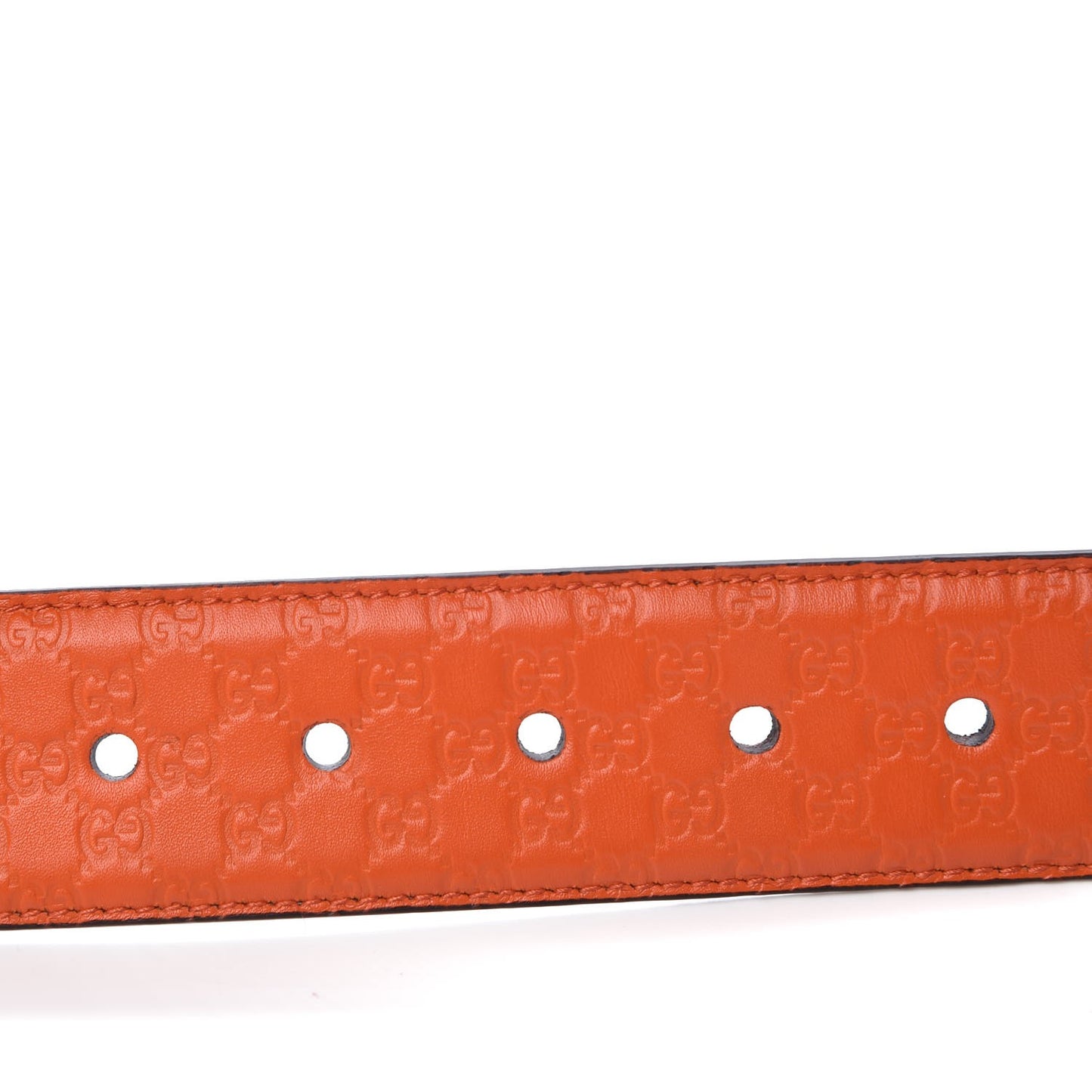 Soft Microguccissima 40mm Belt 95 38 Sun Orange
