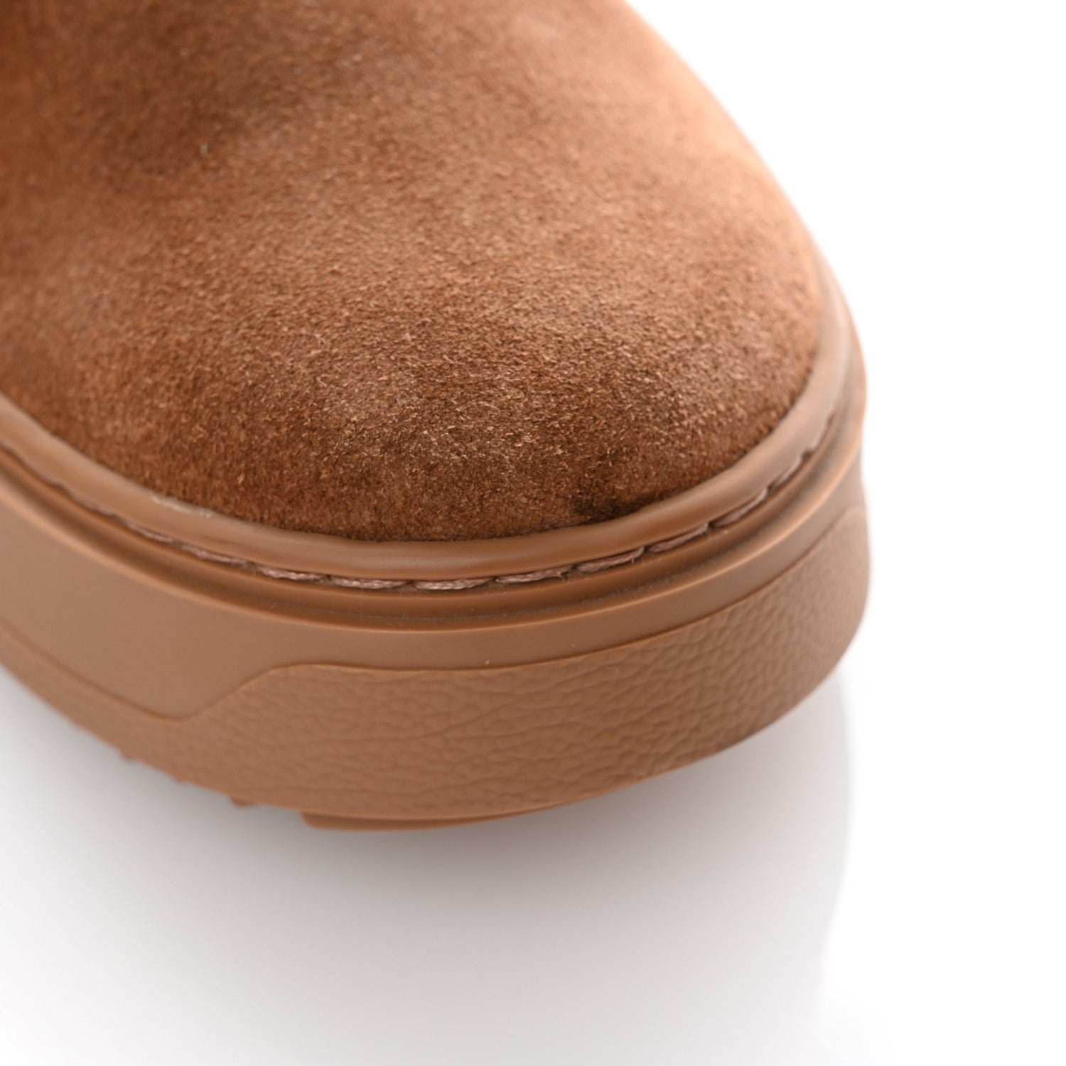 Louis Vuitton Suede Calfskin Shearling Snowdrop Flat Ankle Boot 37 Cognac 10 of 12